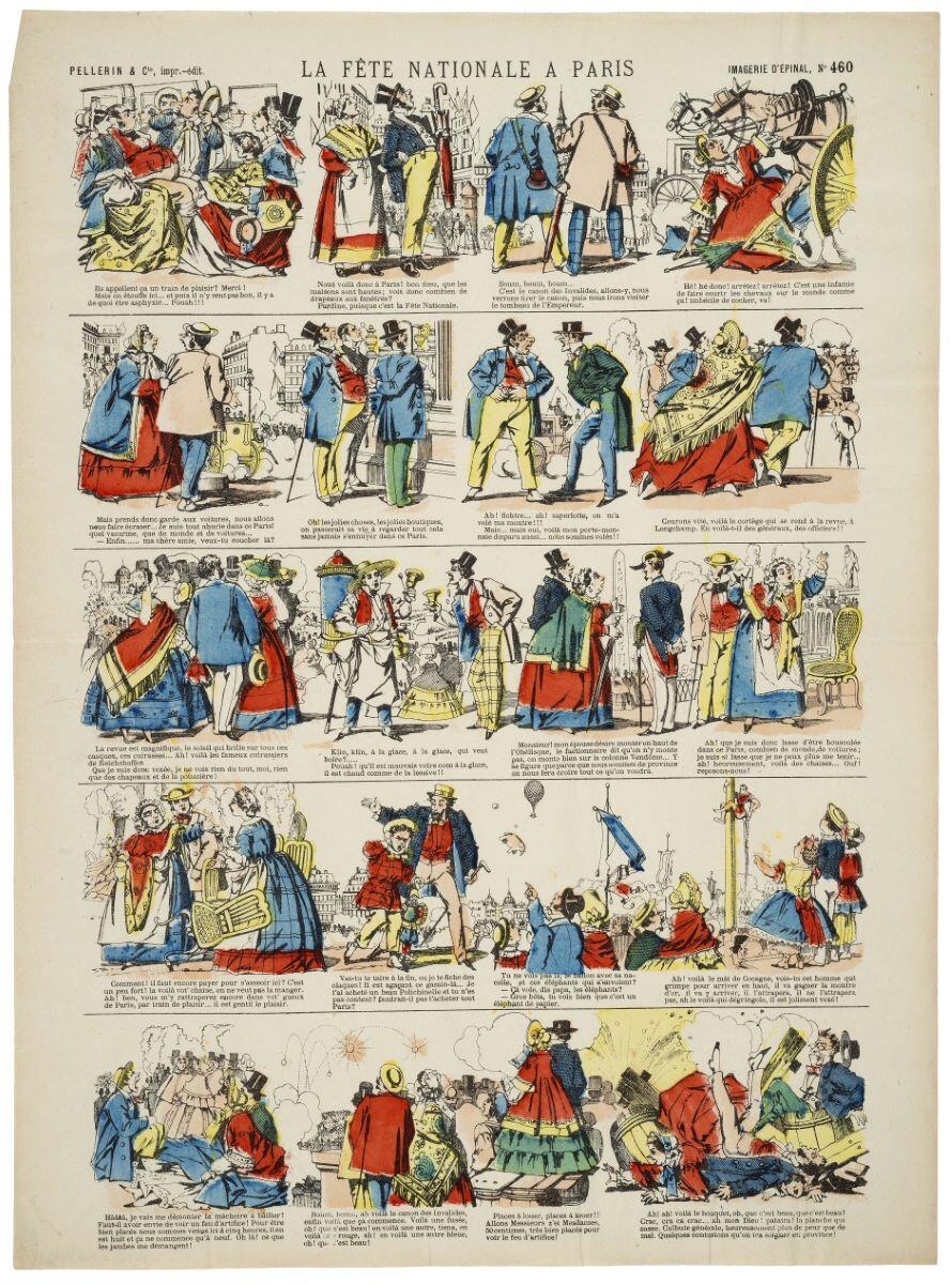 LA FÊTE NATIONALE A PARIS (titre inscrit)