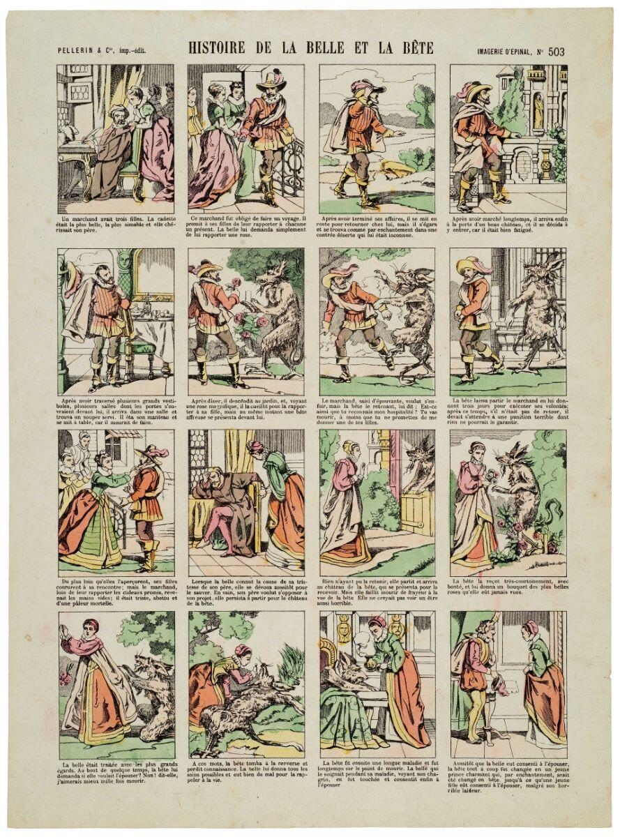 HISTOIRE DE LA BELLE ET LA BÊTE (titre inscrit)