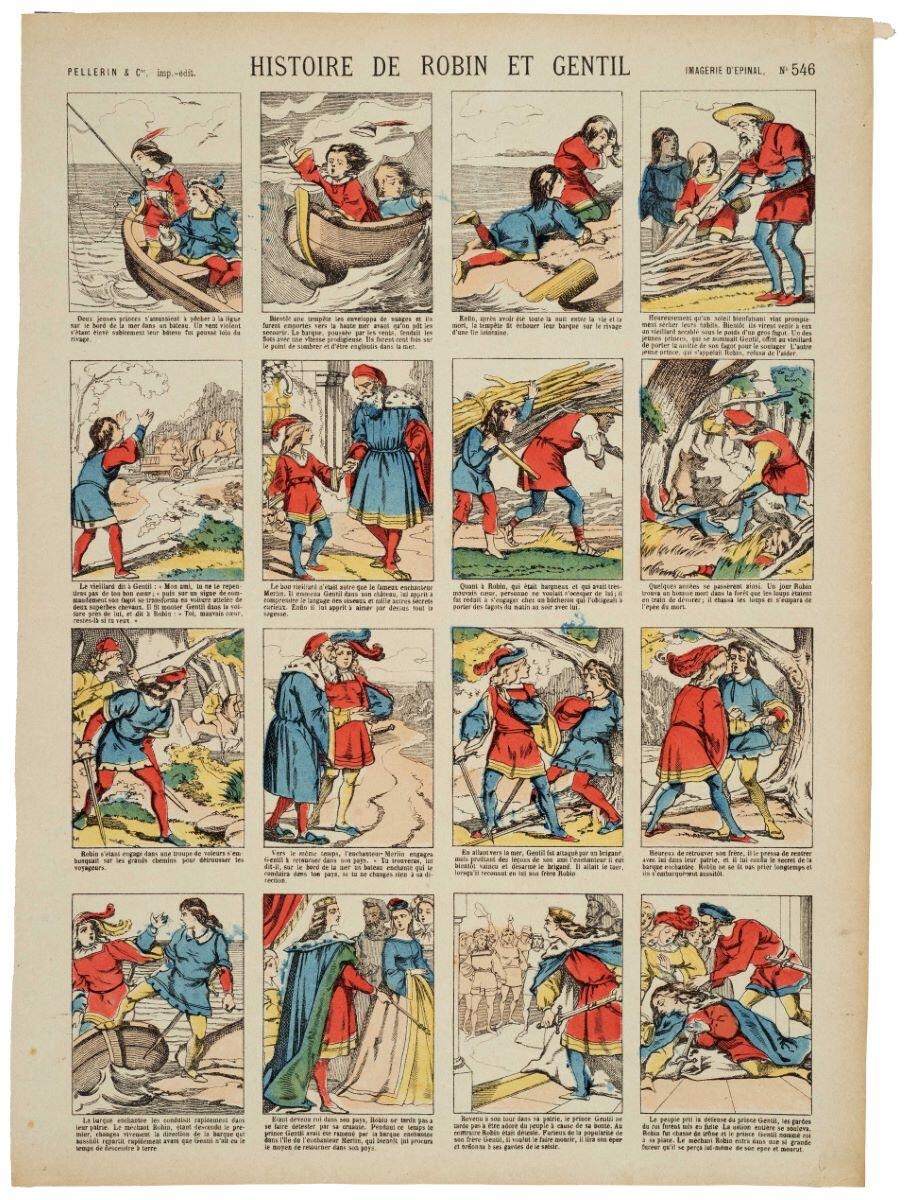 HISTOIRE DE ROBIN ET GENTIL (titre inscrit)