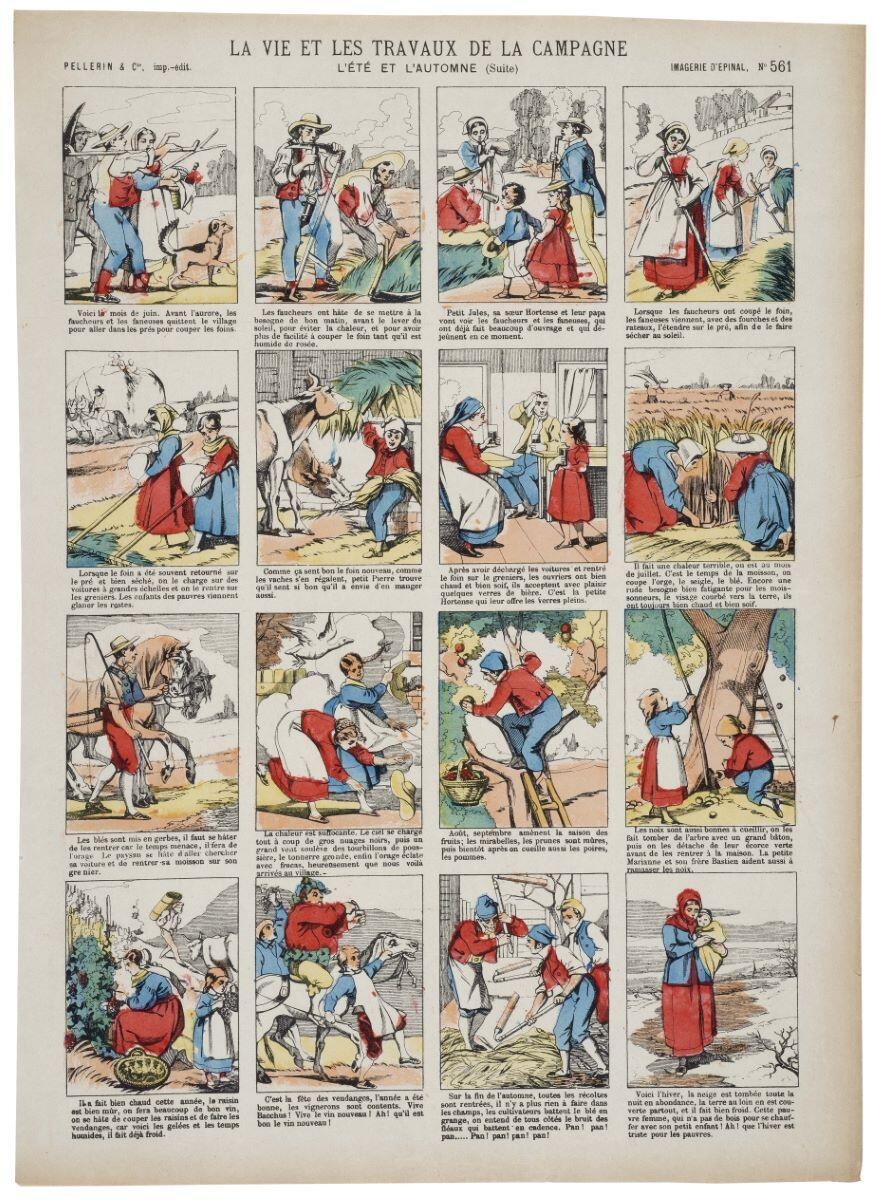 LA VIE ET LES TRAVAUX DE LA CAMPAGNE / L'ÉTÉ et L'AUTOMNE (Suite) (titre inscrit)