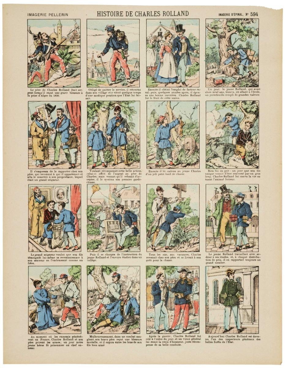 HISTOIRE DE CHARLES ROLLAND (titre inscrit)