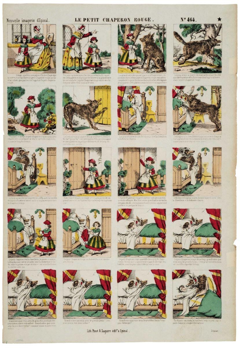 LE PETIT CHAPERON ROUGE. N°. 464. (titre inscrit)