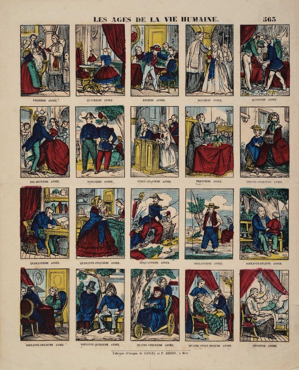 LES AGES DE LA VIE HUMAINE. 563 (titre inscrit)