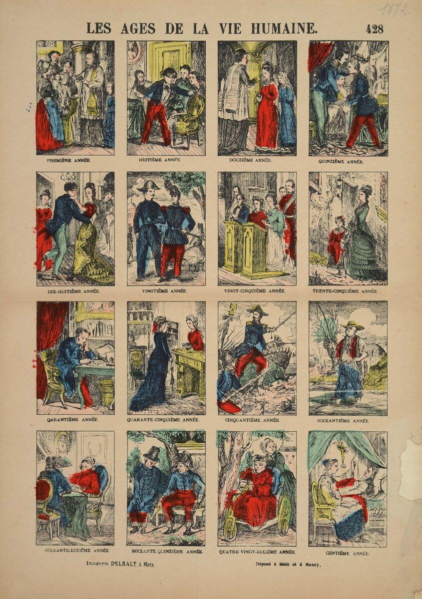 LES AGES DE LA VIE HUMAINE. 428 (titre inscrit)