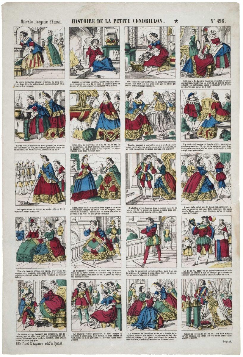 HISTOIRE DE LA PETITE CENDRILLON. N°. 498. (titre inscrit)