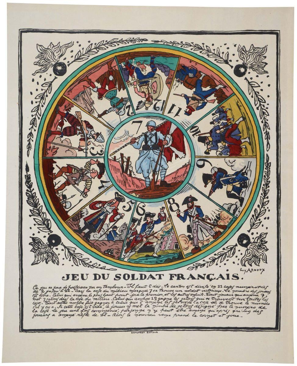 JEU DU SOLDAT FRANÇAIS. (titre inscrit)