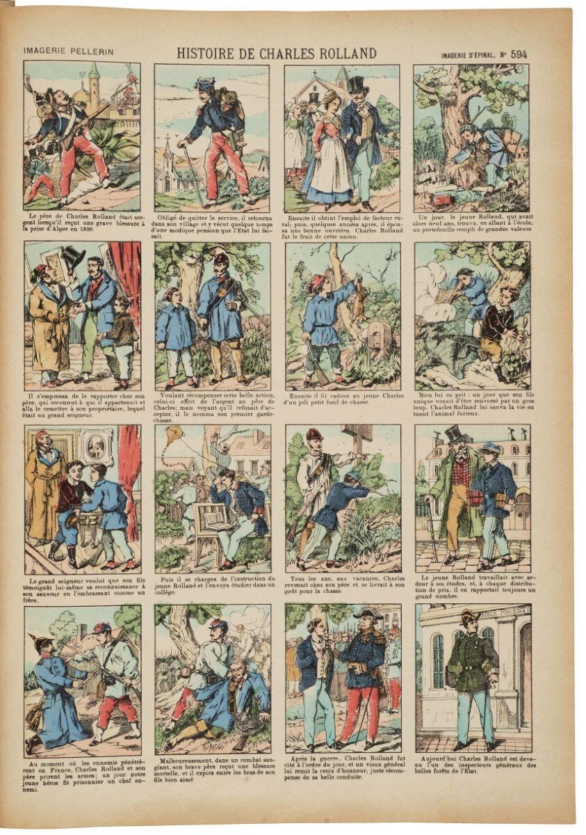 HISTOIRE DE CHARLES ROLLAND (titre inscrit)