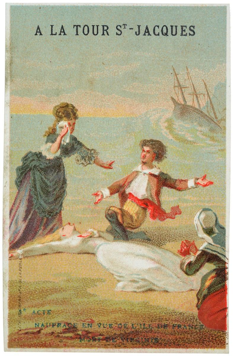 3e ACTE / NAUFRAGE EN VUE DE L'ILE DE FRANCE / MORT DE VIRGINIE (titre inscrit)