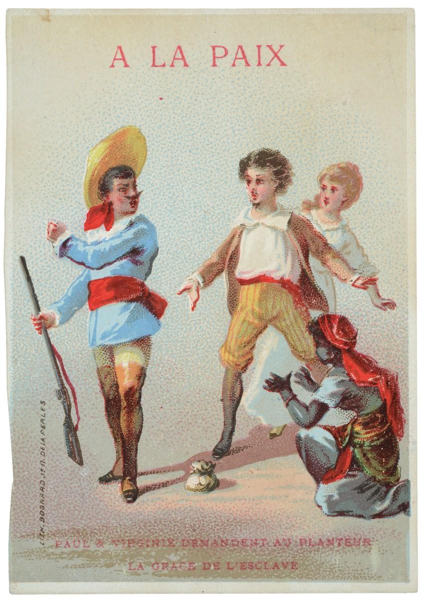 PAUL & VIRGINIE DEMANDENT AU PLANTEUR / LA GRACE DE L'ESCLAVE (titre inscrit)