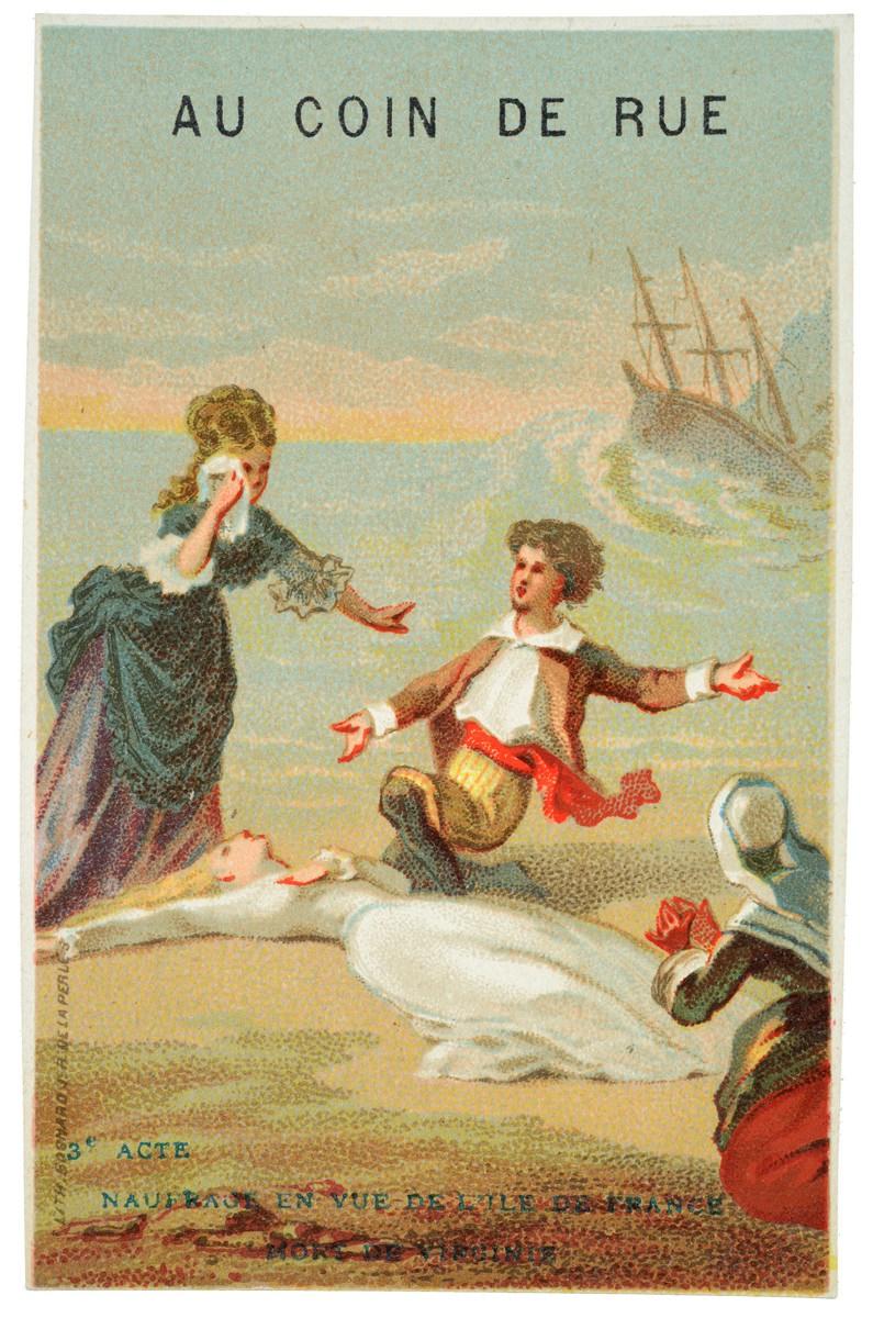 3e ACTE / NAUFRAGE EN VUE DE L'ILE DE FRANCE / MORT DE VIRGINIE (titre inscrit)