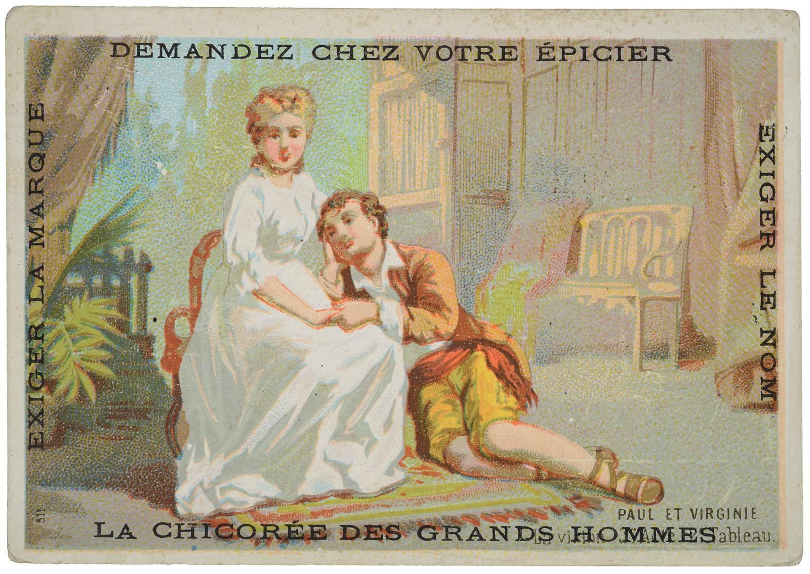 PAUL ET VIRGINIE / La vision 3e. Acte, - 2e. Tableau (titre inscrit)