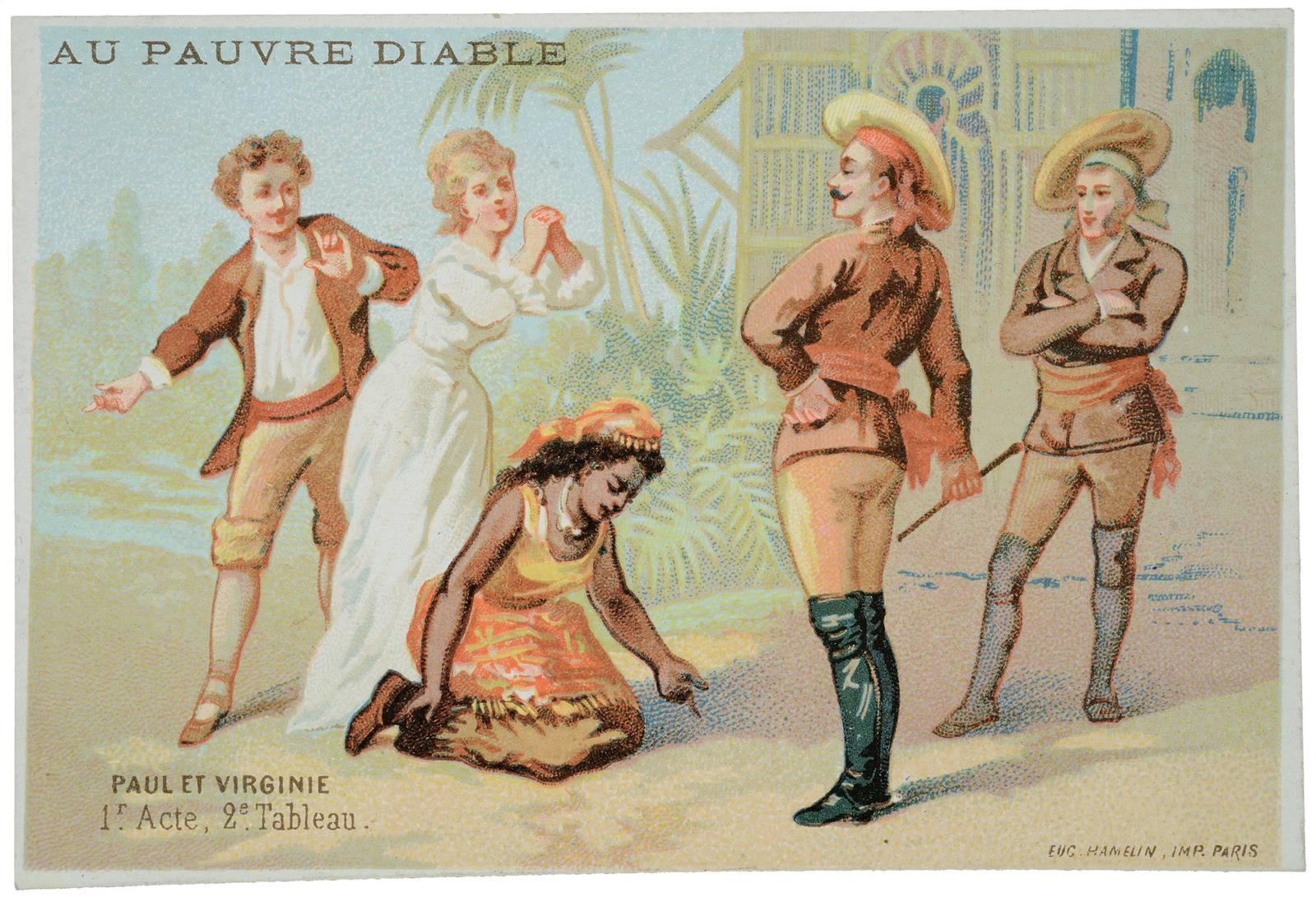 PAUL ET VIRGINIE / 1r. Acte, 2e. Tableau. (titre inscrit)