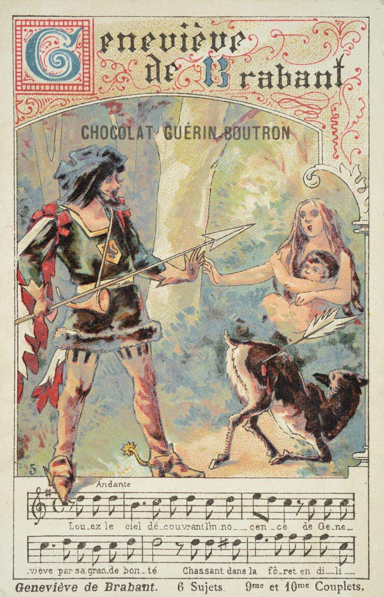 Geneviève / de Brabant / Geneviève de Brabant. 6 Sujets. 9me et 10me Couplets. (titre inscrit)