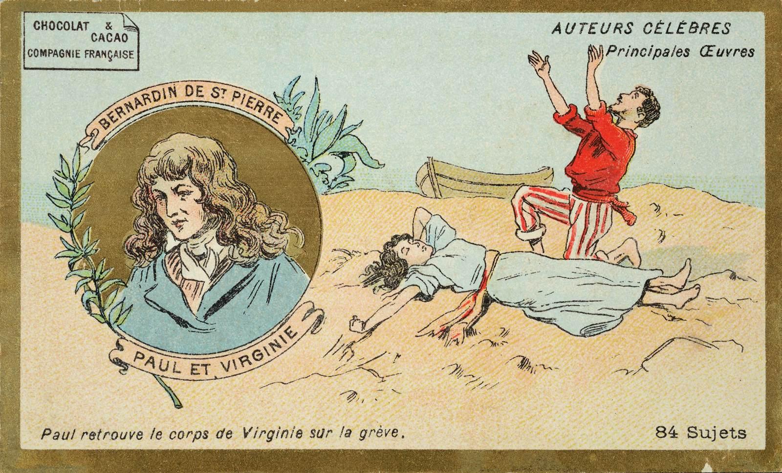 BERNARDIN DE ST. PIERRE / PAUL ET VIRGINIE (titre inscrit)