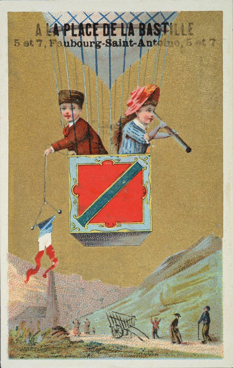 Garçon et Fille, Voyage en ballon, une boîte à biscuit comme nacelle N° 3 (titre factice)