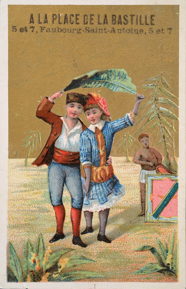 Garçon et Fille, Voyage en ballon, une boîte à biscuit comme nacelle N° 6 (titre factice)