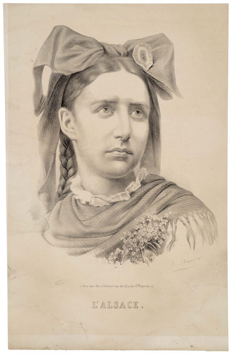 L'ALSACE. (titre inscrit)