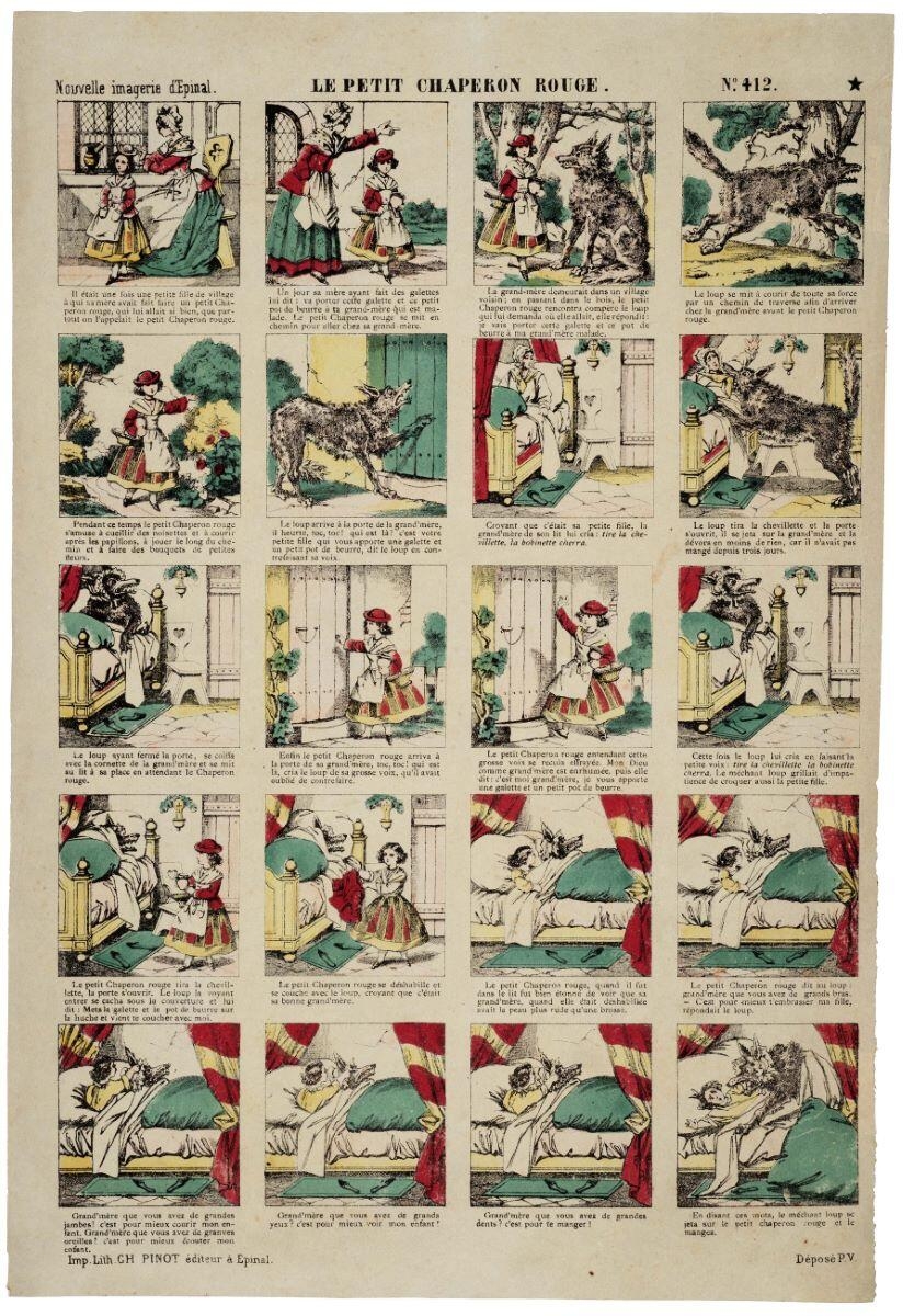 LE PETIT CHAPERON ROUGE. N°. 412. (titre inscrit)