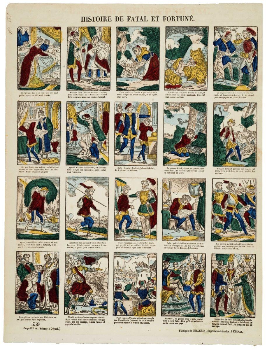 HISTOIRE DE FATAL ET FORTUNÉ. / 559 (titre inscrit)