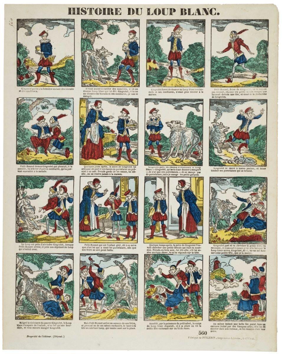 HISTOIRE DU LOUP BLANC. / 560 (titre inscrit)