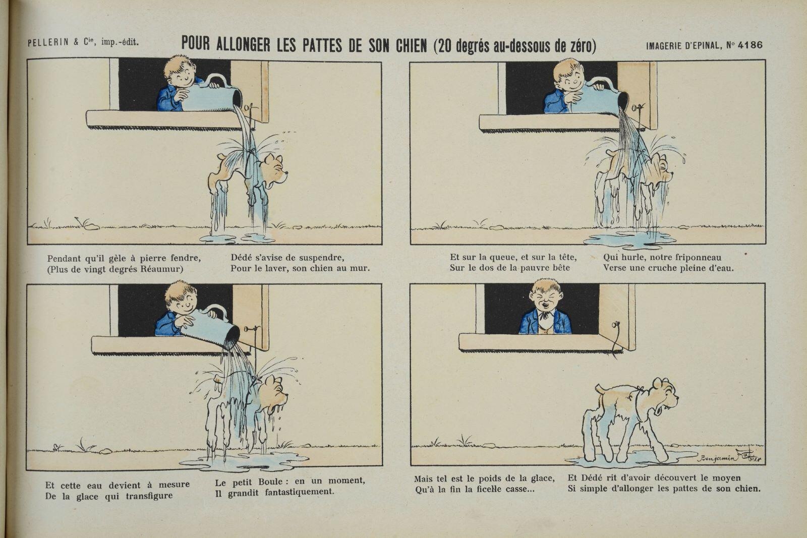 POUR ALLONGER LES PATTES DE SON CHIEN (20 degrés au-dessous de zéro) (titre inscrit)
