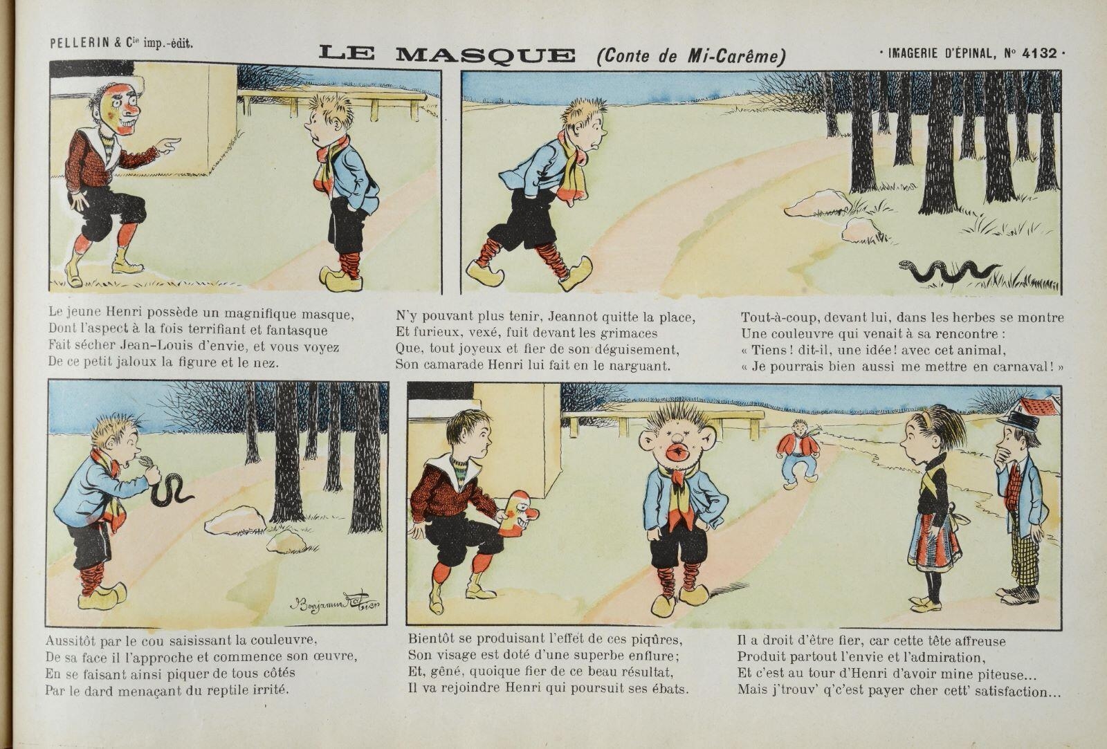 LE MASQUE (Conte de Mi-Carême) (titre inscrit)