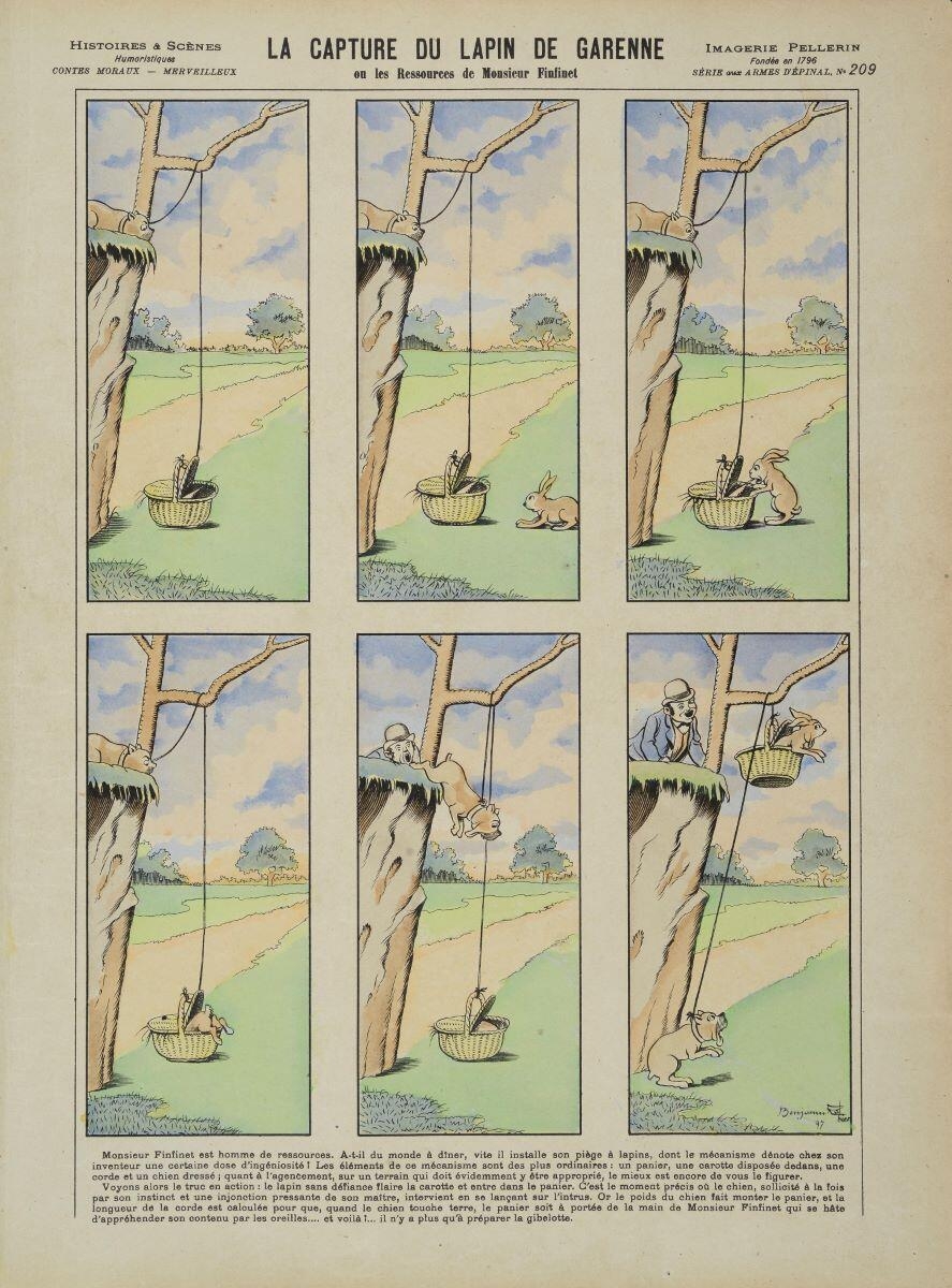 LA CAPTURE DU LAPIN DE GARENNE / ou les Ressources de Monsieur Finfinet (titre inscrit)