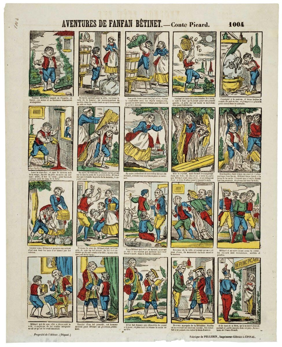AVENTURES DE FANFAN BÊTINET. - Conte Picard. 1004 (titre inscrit)
