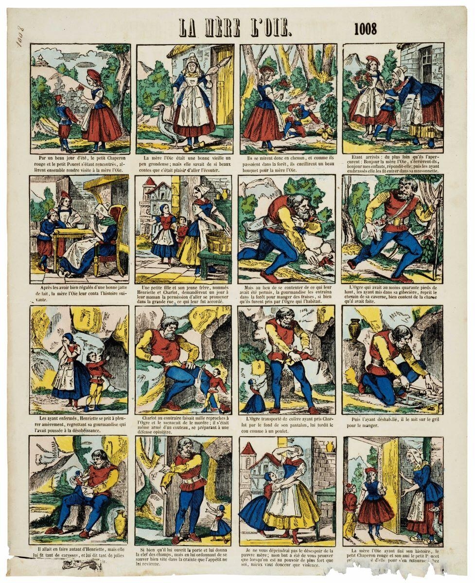 LA MÈRE L'OIE. 1008 (titre inscrit)