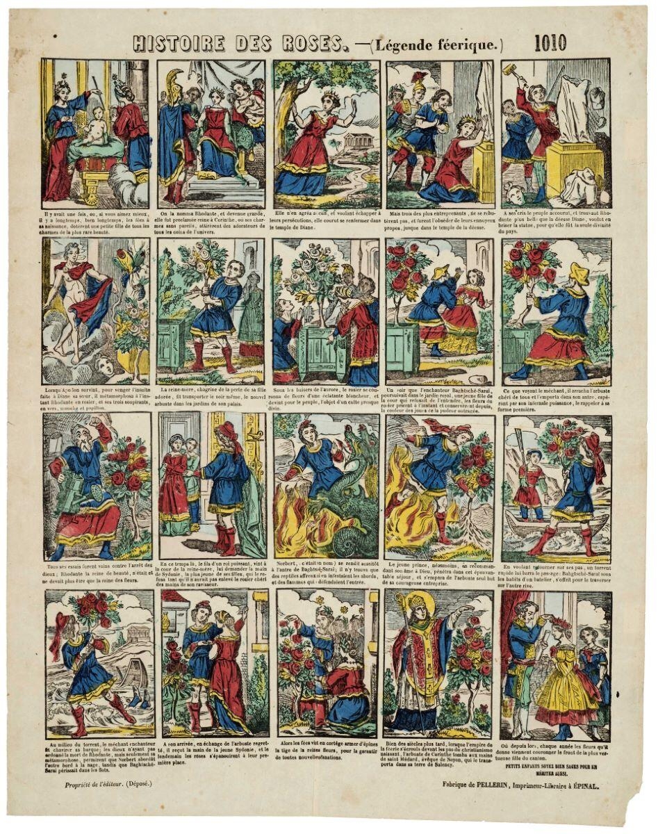 HISTOIRE DES ROSES. - (Légende féerique.) 1010 (titre inscrit)
