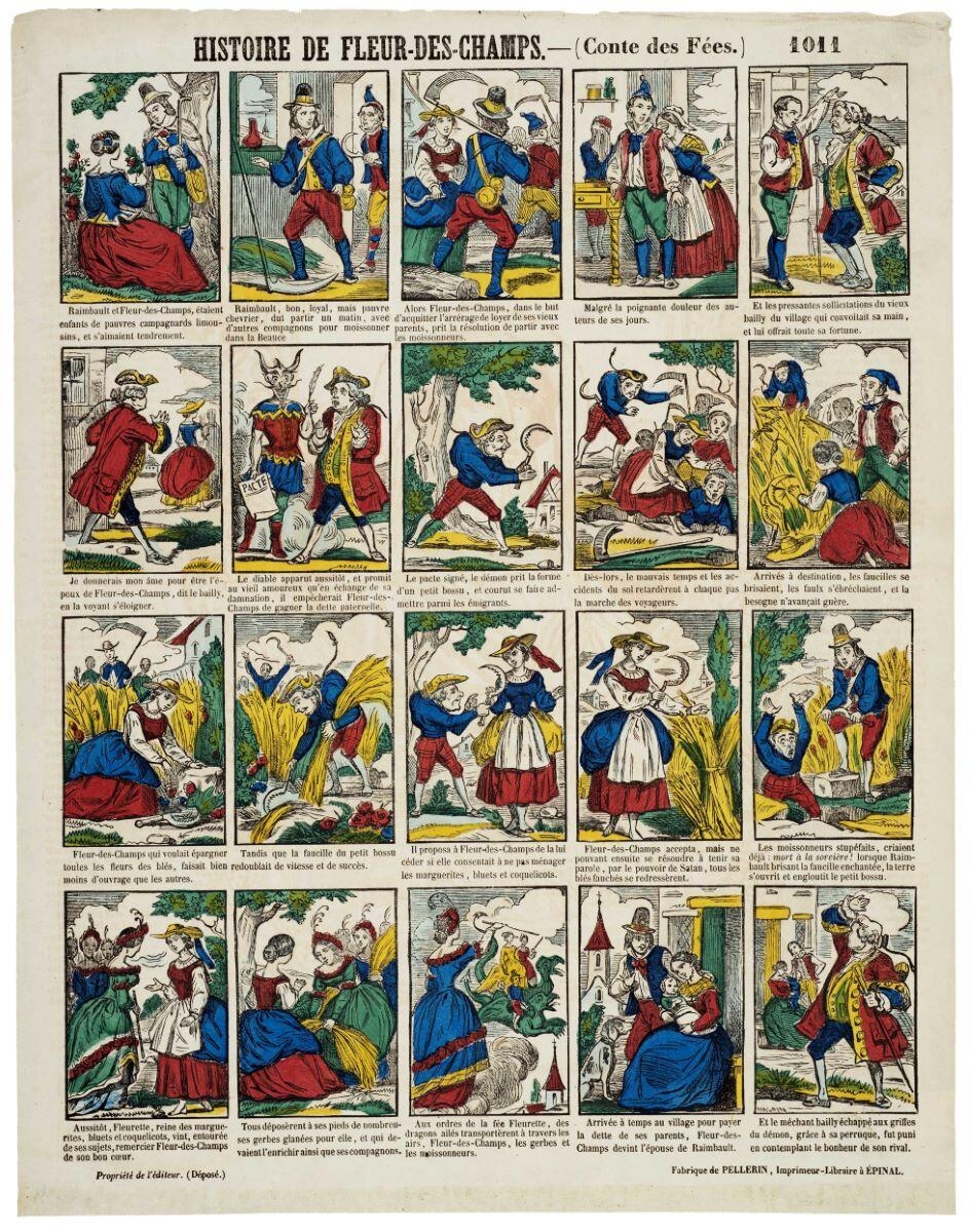 HISTOIRE DE FLEUR-DES-CHAMPS. - (Conte des Fées.) 1011 (titre inscrit)