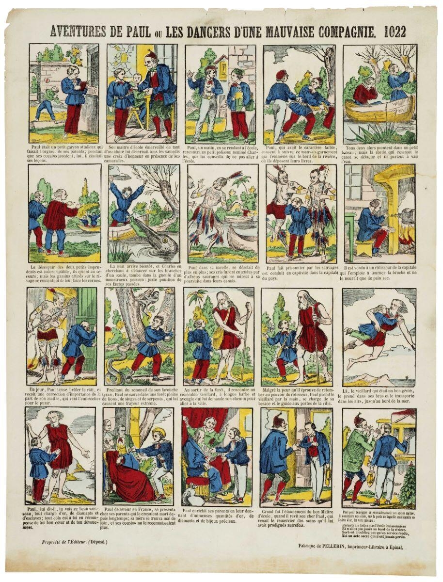 AVENTURES DE PAUL OU LES DANGERS D'UNE MAUVAISE COMPAGNIE. 1022 (titre inscrit)