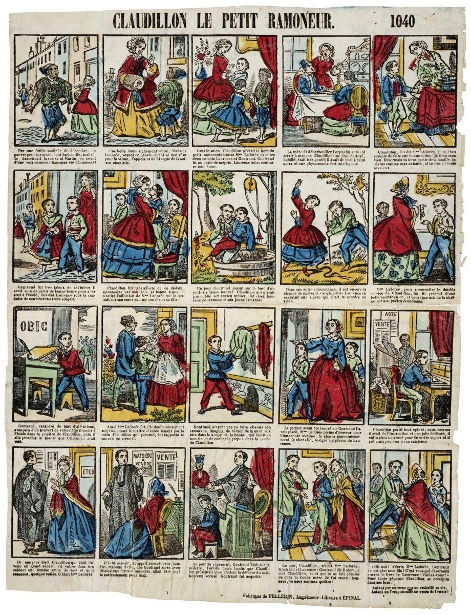 CLAUDILLON LE PETIT RAMONEUR. 1040 (titre inscrit)