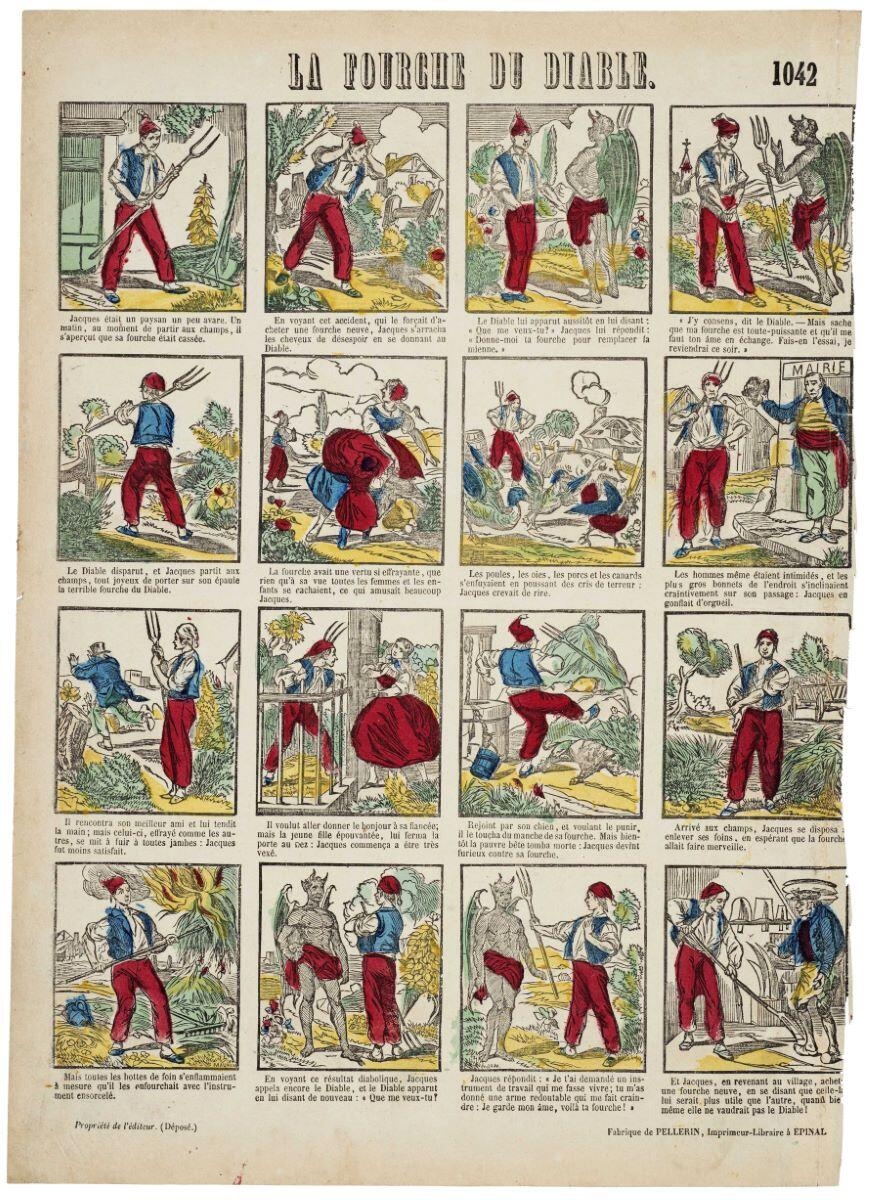 LA FOURCHE DU DIABLE. 1042 (titre inscrit)