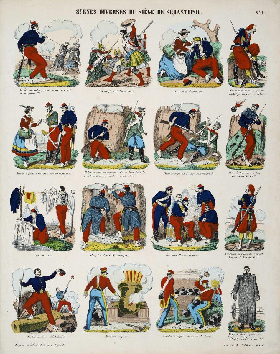 SCÈNES DIVERSES DU SIÈGE DE SÉBASTOPOL. N°. 3. (titre inscrit)