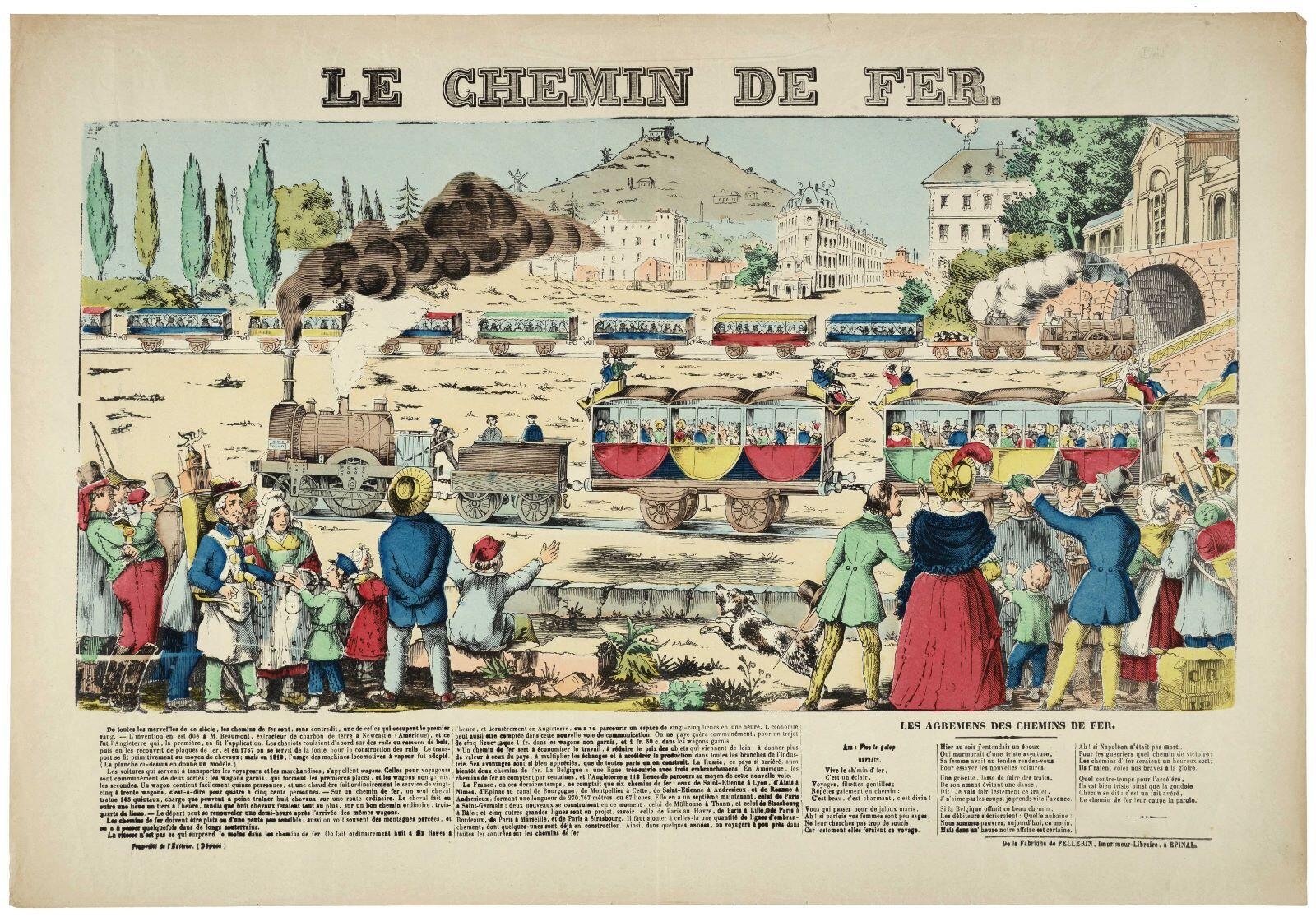 LE CHEMIN DE FER. (titre inscrit)