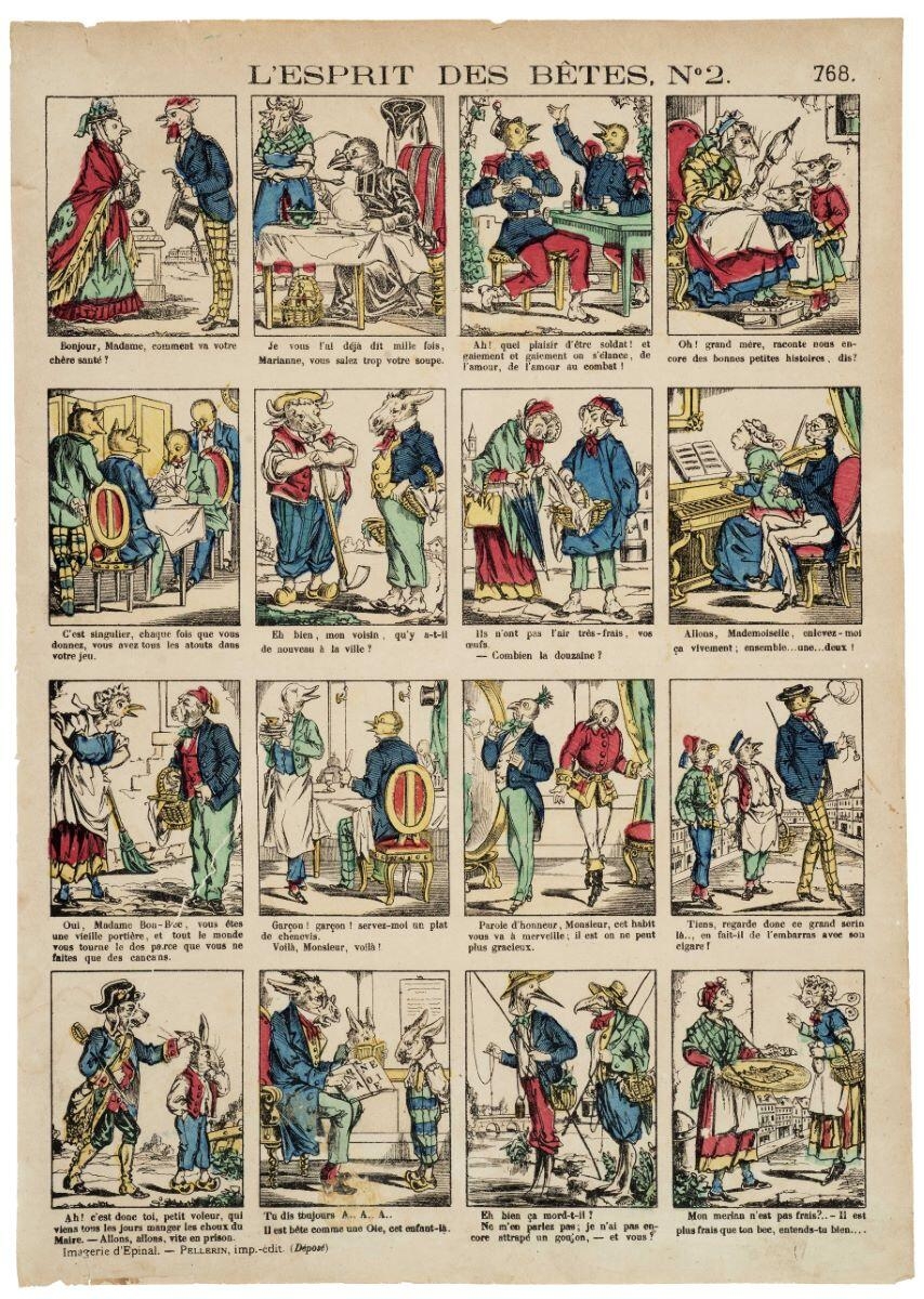 L'ESPRIT DES BÊTES. N° 2. 768. (titre inscrit)