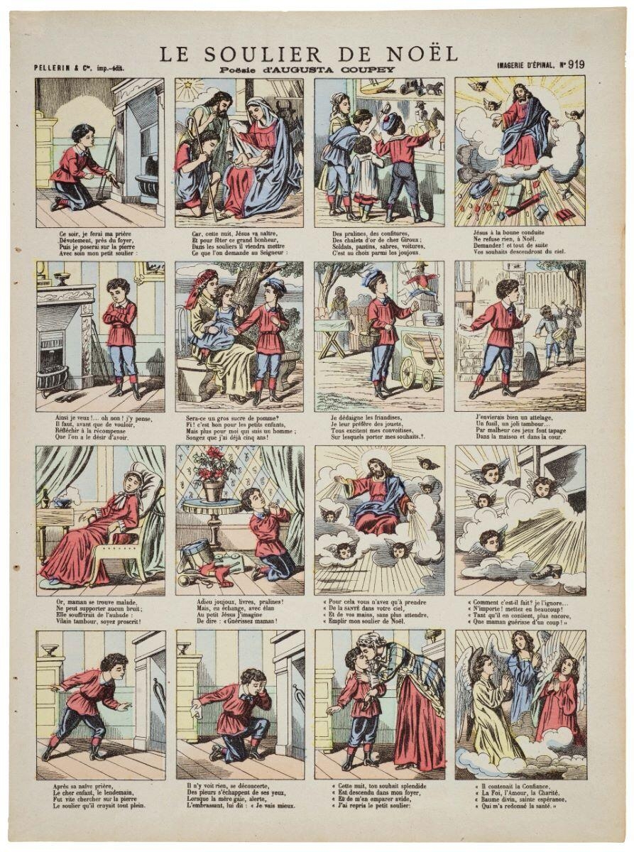 LE SOULIER DE NOËL / Poésie d'AUGUSTA COUPEY (titre inscrit)