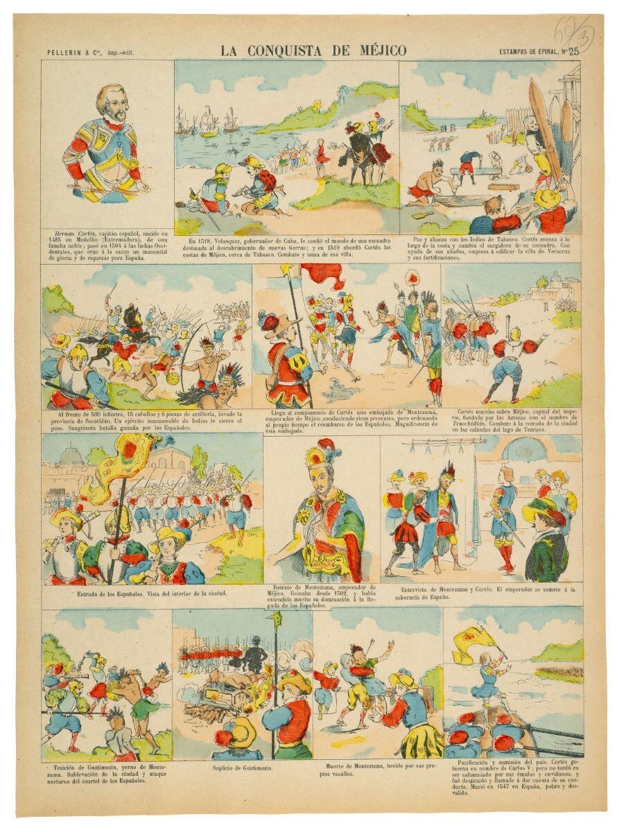 LA CONQUISTA DE MÉJICO (titre inscrit, esp.) ; La conquête du Mexique (titre factice)