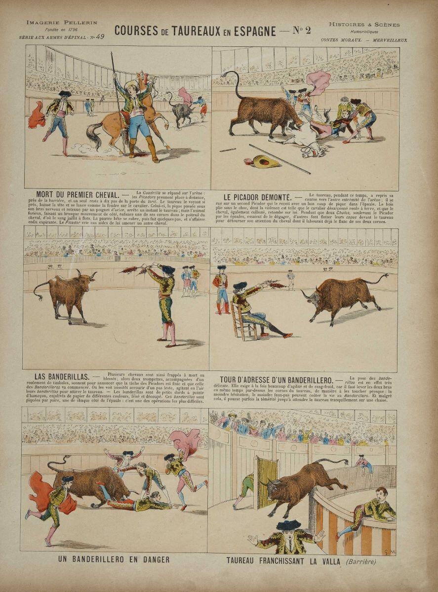 COURSES DE TAUREAUX EN ESPAGNE - N° 2 (titre inscrit)