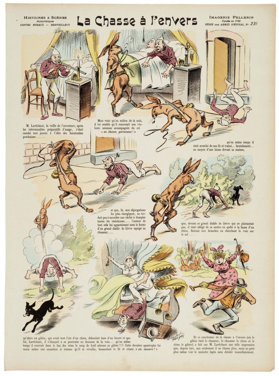 La Chasse à l'envers (titre inscrit)