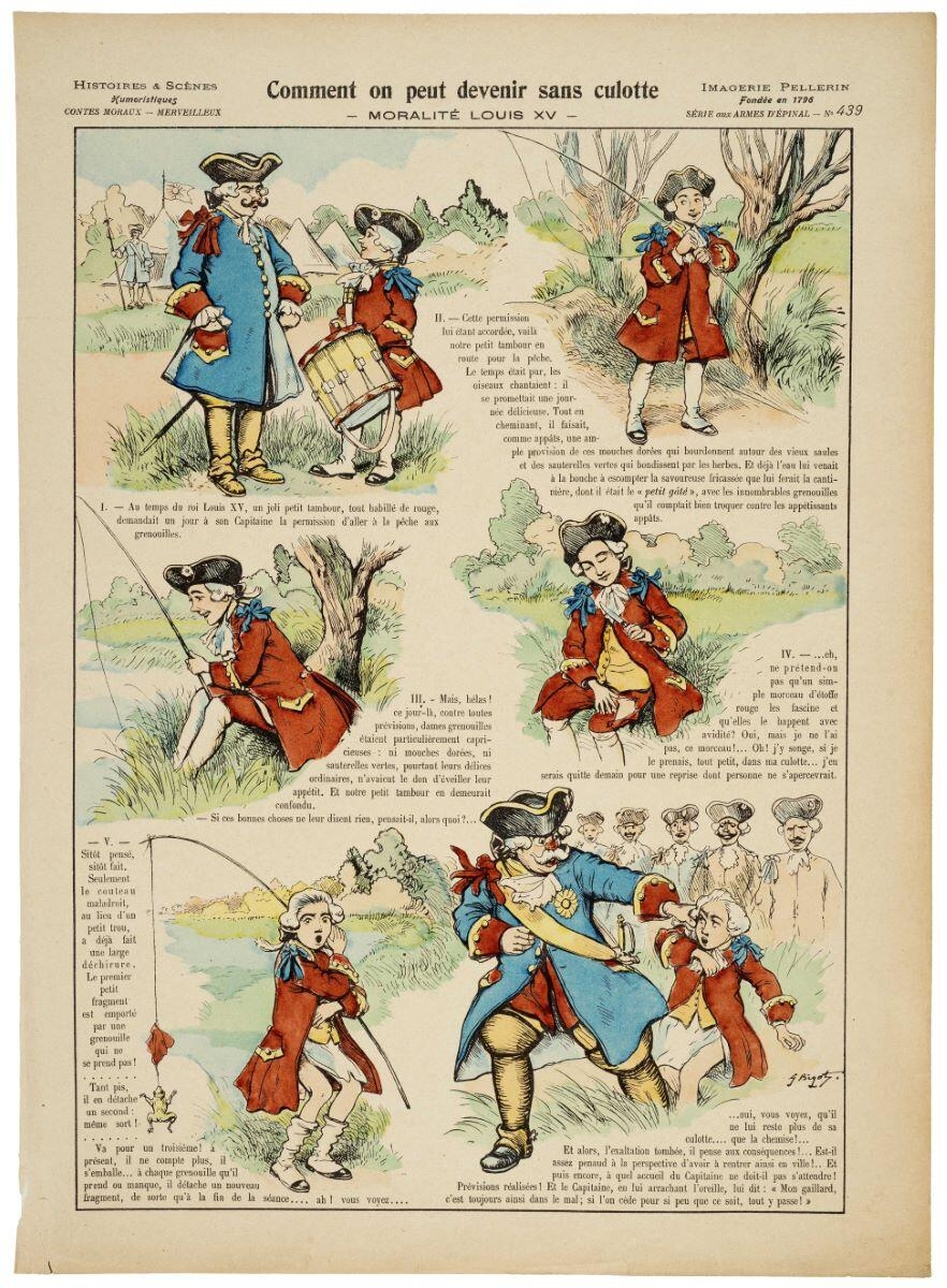 Comment on peut devenir sans culotte / - MORALITÉ LOUIS XV - (titre inscrit)