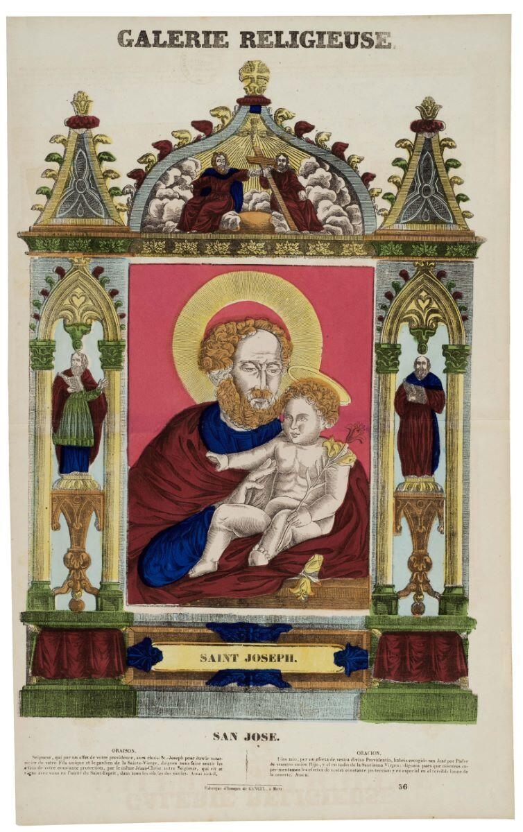 GALERIE RELIGIEUSE. / SAINT JOSEPH. 36. (titre inscrit) (fr., esp.)