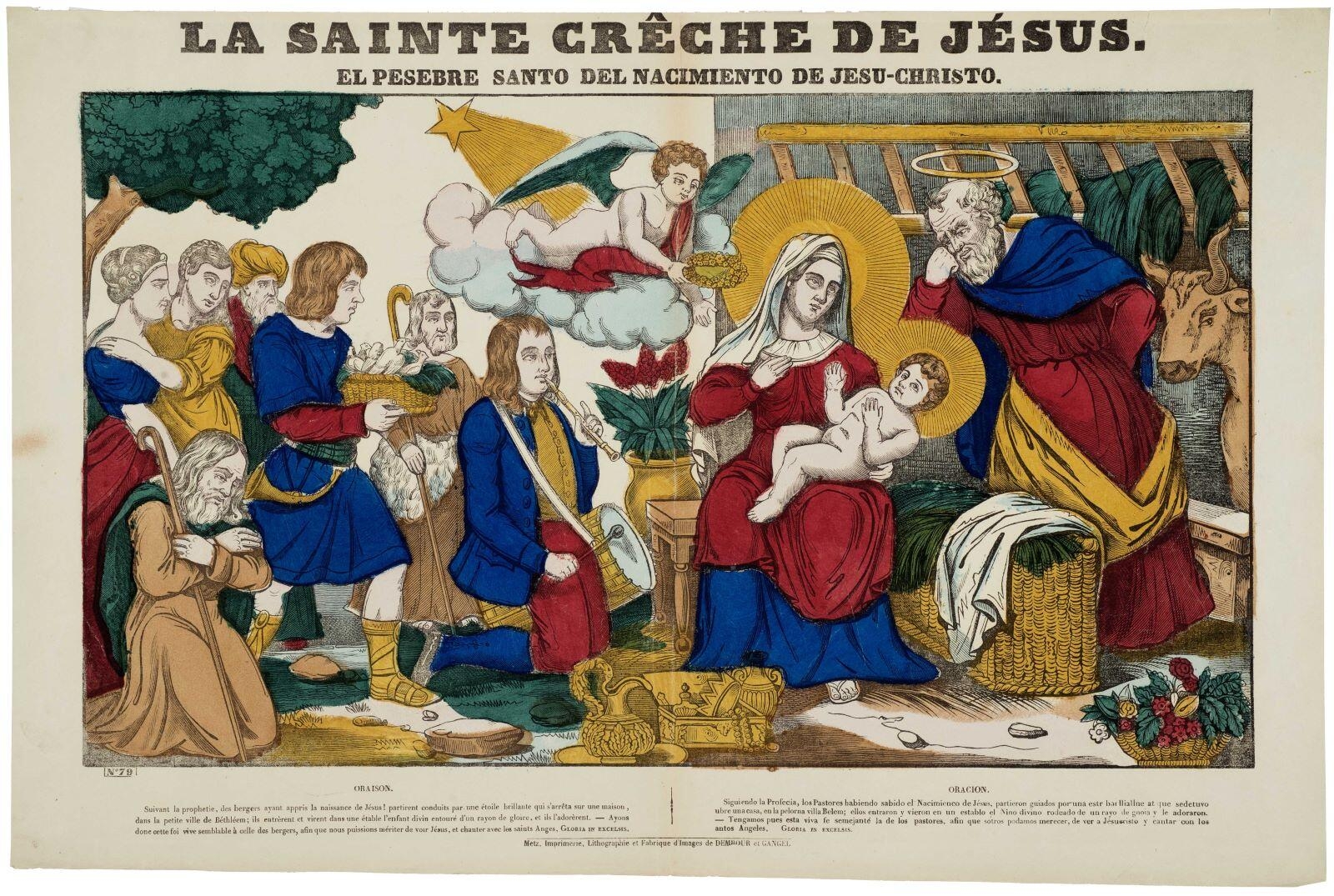 LA SAINTE CRÊCHE DE JÉSUS. N°79 (titre inscrit) (fr., esp.)