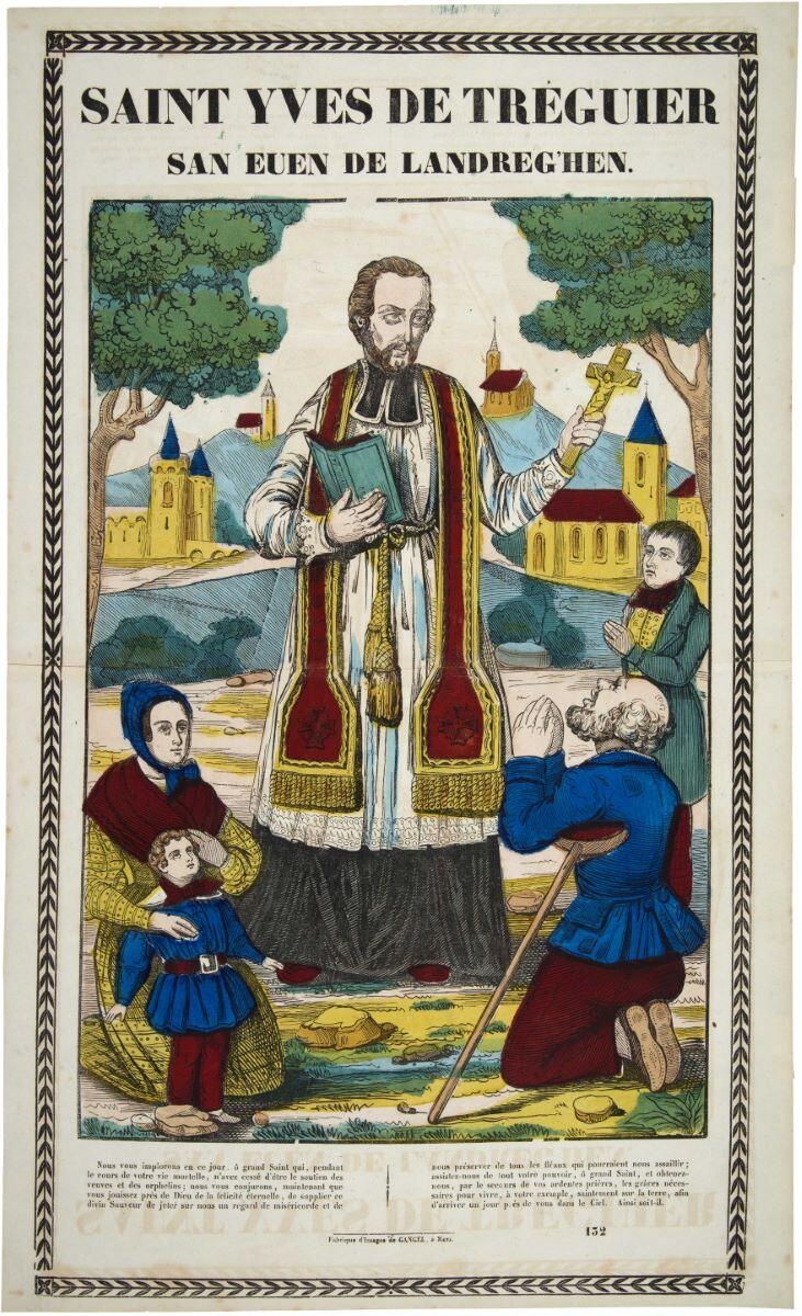 SAINT YVES DE TRÉGUIER / 132 (titre inscrit, fr., breton)