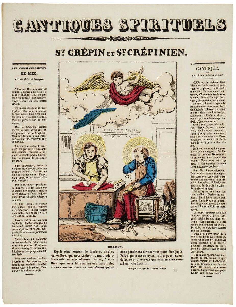 CANTIQUES SPIRITUELS / ST. CRÉPIN ET ST. CRÉPINIEN. 31 (titre inscrit)