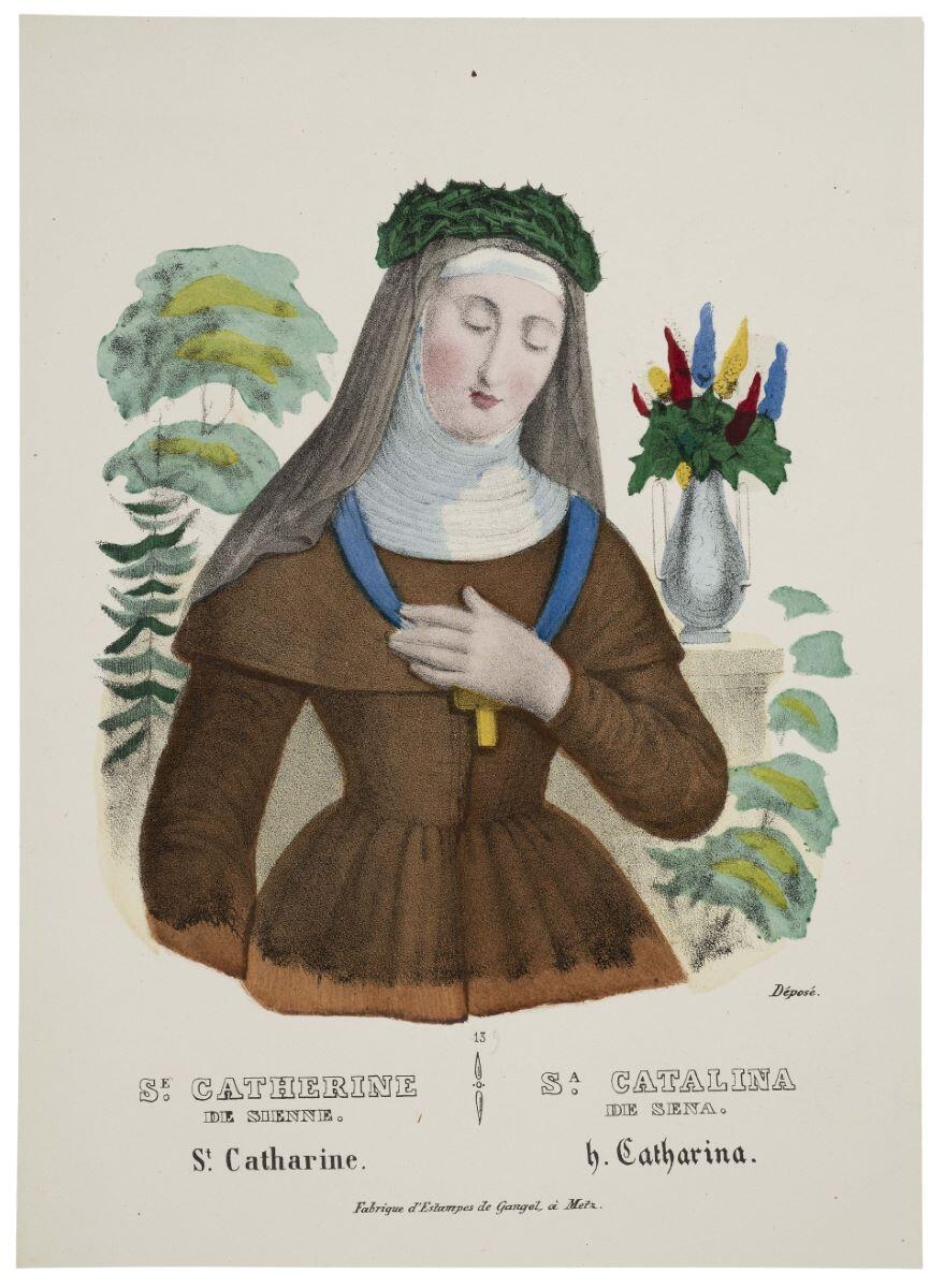 SE. CATHERINE / DE SIENNE. 13 (titre inscrit)