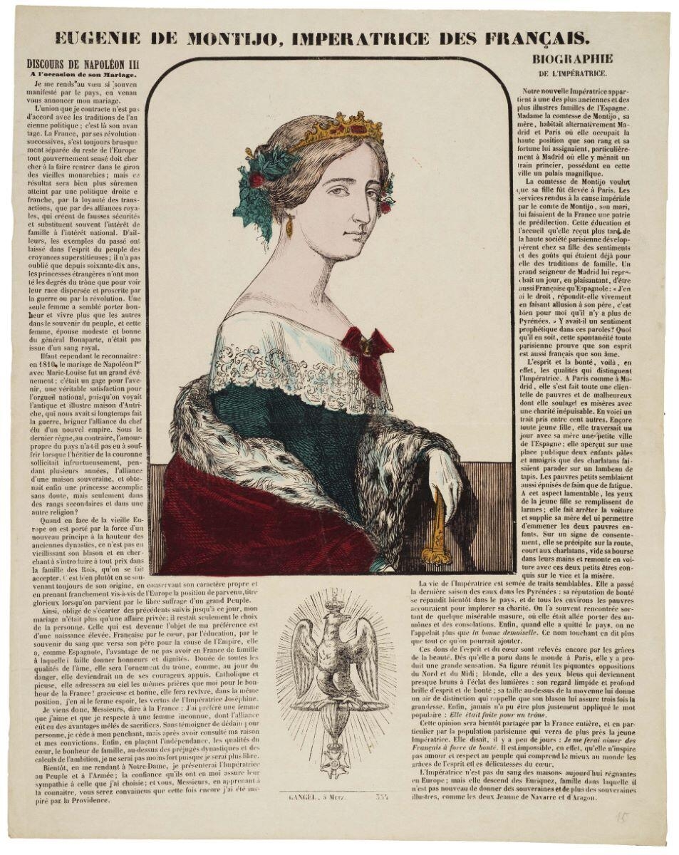 EUGENIE DE MONTIJO, IMPERATRICE DES FRANÇAIS. 334 (titre inscrit)