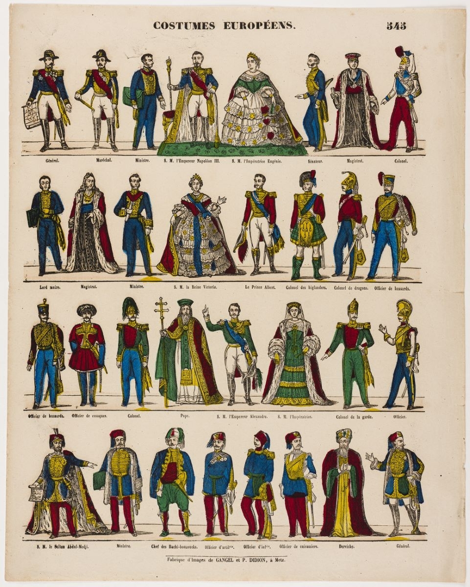 COSTUMES EUROPÉENS. 545 (titre inscrit)