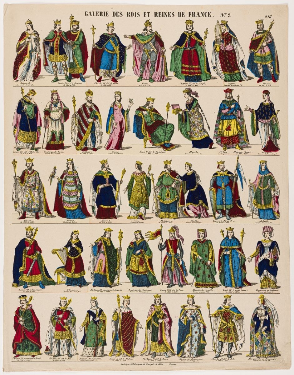 GALERIE DES ROIS ET REINES DE FRANCE. N°. 2. 216. (titre inscrit)